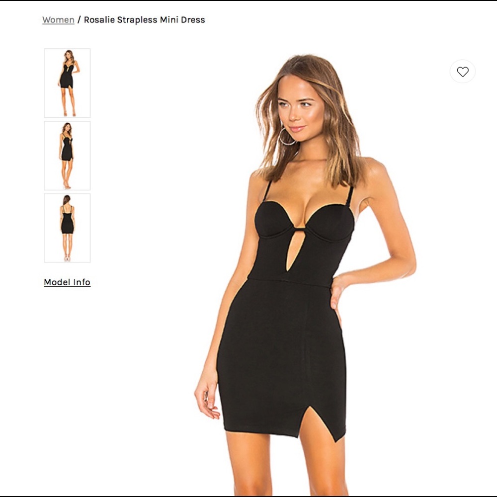 By The Way Rosalie Strapless Mini Dress